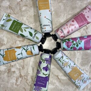 5iktery 7 Tubes of Hand Lotion Floral Scents New Unopened
